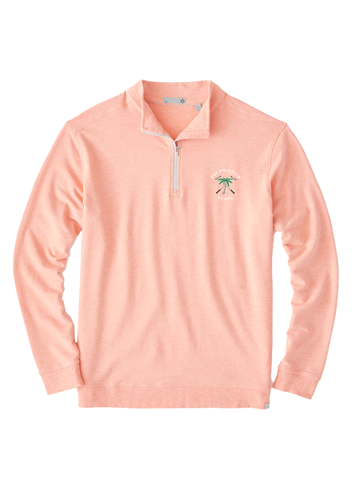 The Polo Club Men's Quarter Zip Pullover Sunset