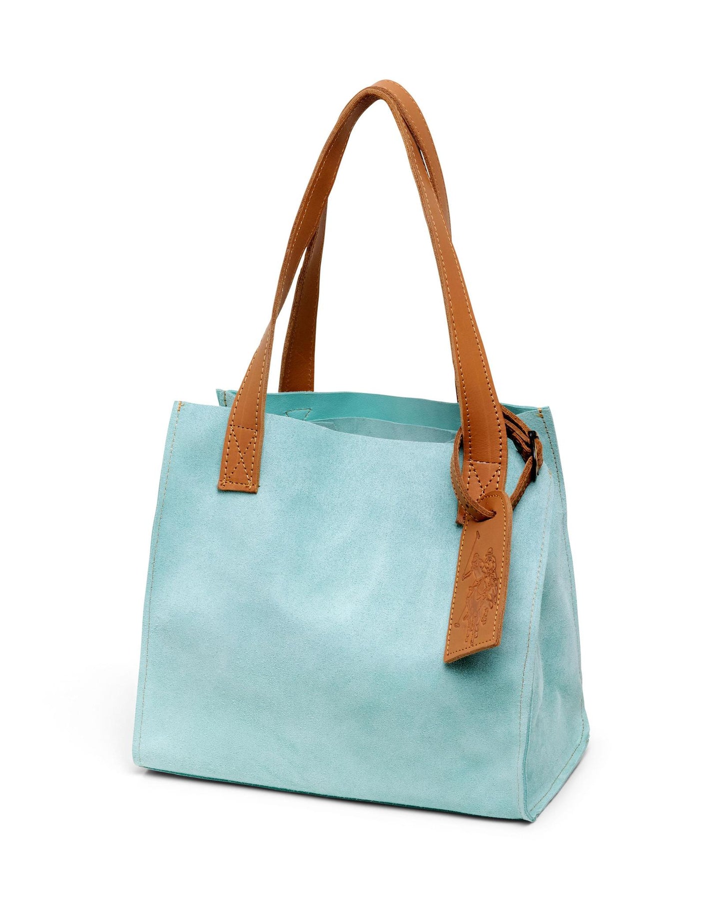 USPA Argentine Leather Handbag Sky Blue