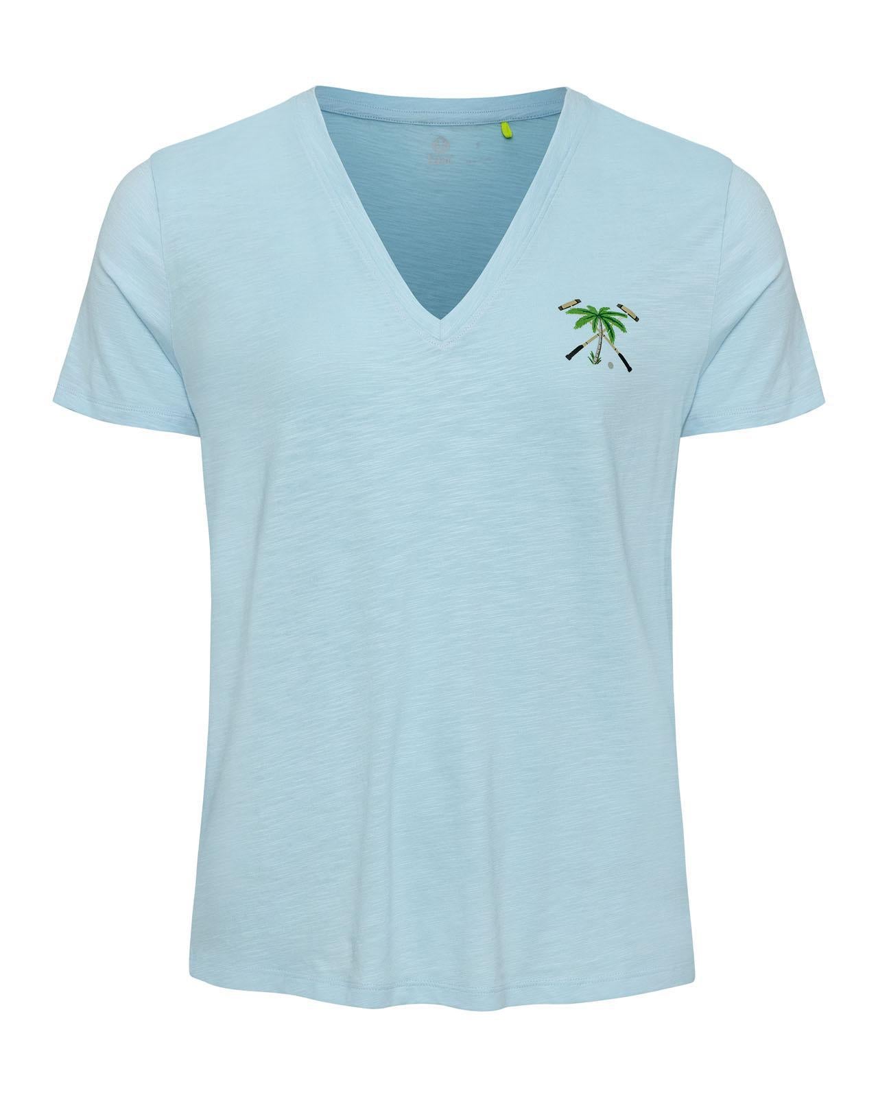 The Polo Club Women's V-Neck Tranquil Blue