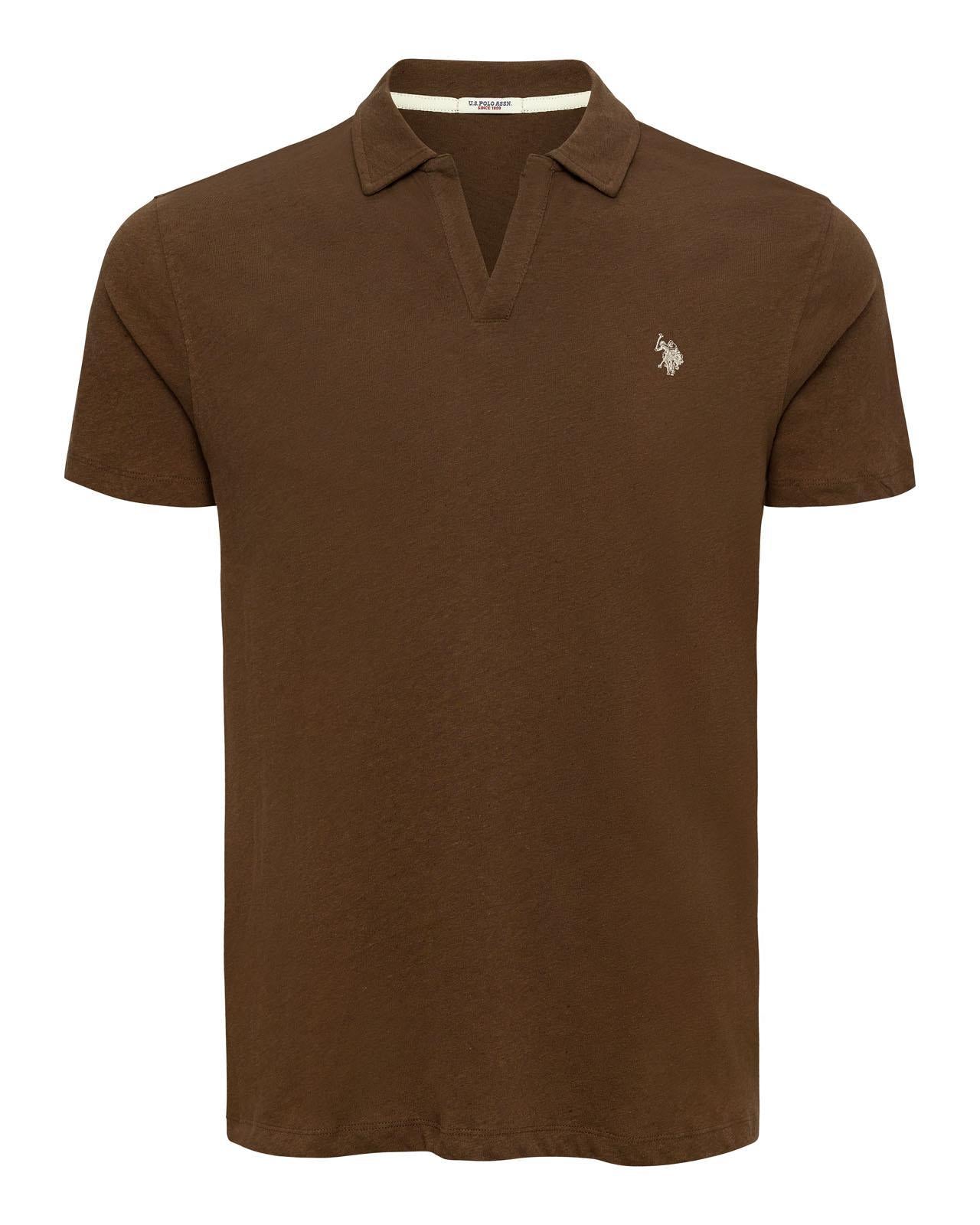 brown polo dress shirt USPA Men's Derk XL these pieces were hand
