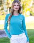 Women's Long Sleeve T-shirt Teal