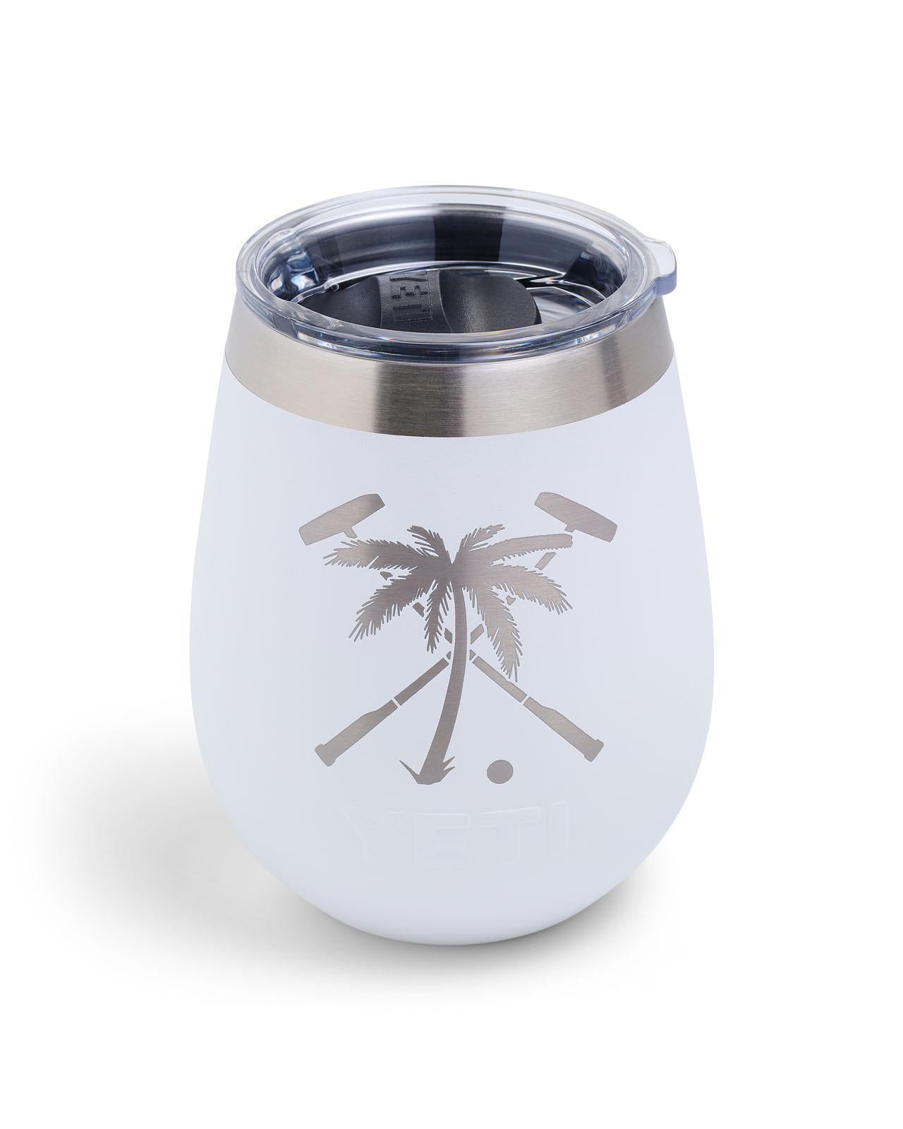 The Polo Club Yeti Rambler 10oz Wine White