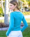 Women's Long Sleeve T-shirt Teal