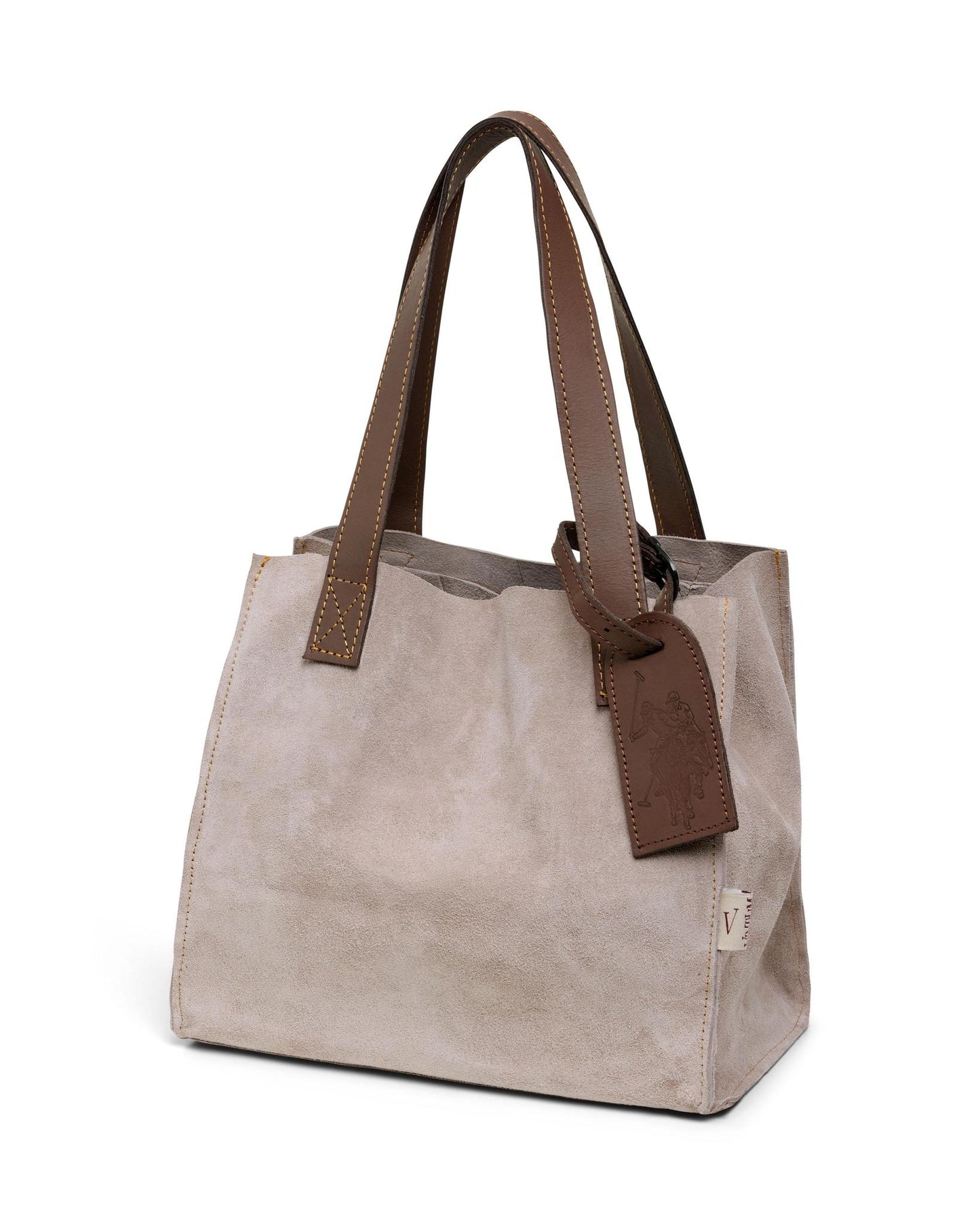 USPA Argentine Leather Handbag Vision/Taupe