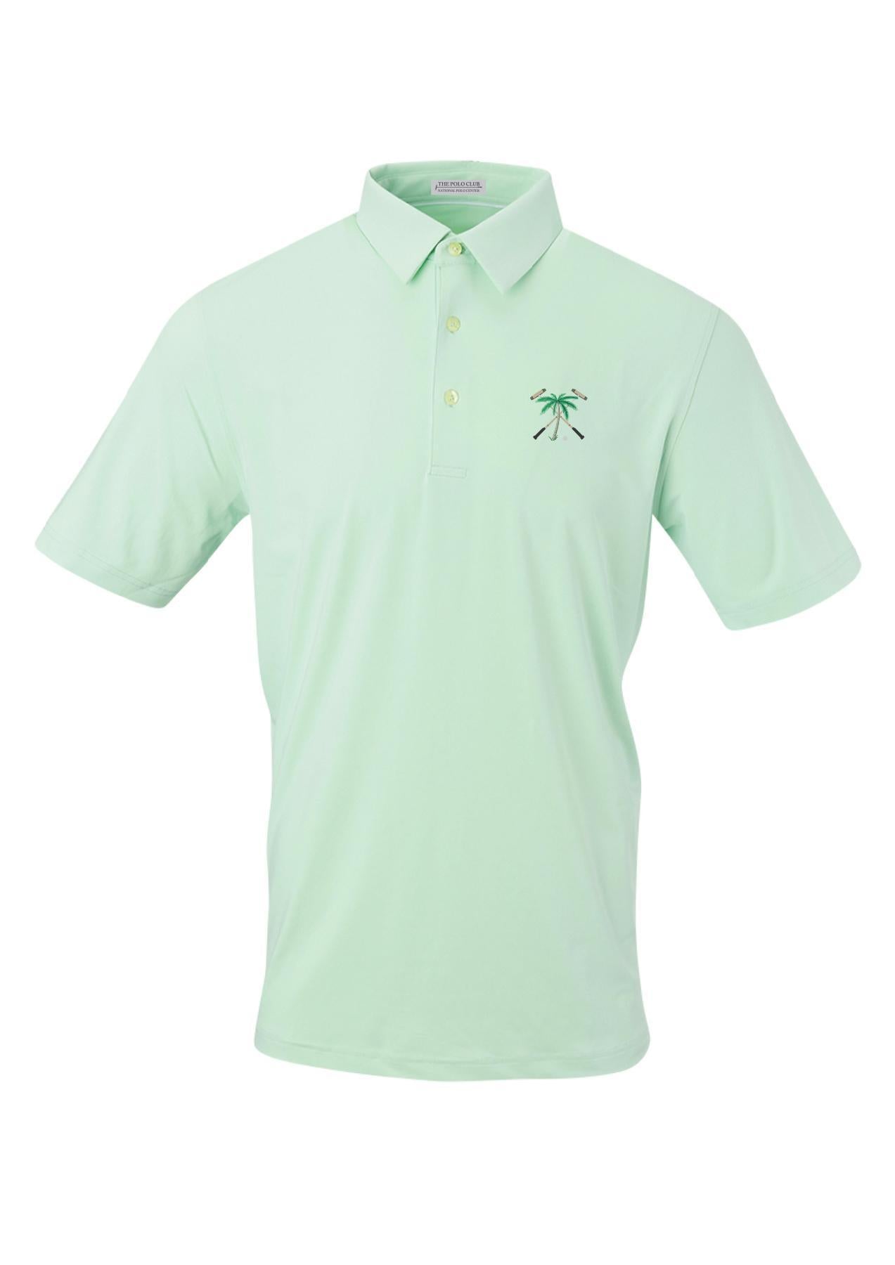 The Polo Club Men's Micropoly Performance Polo Mist