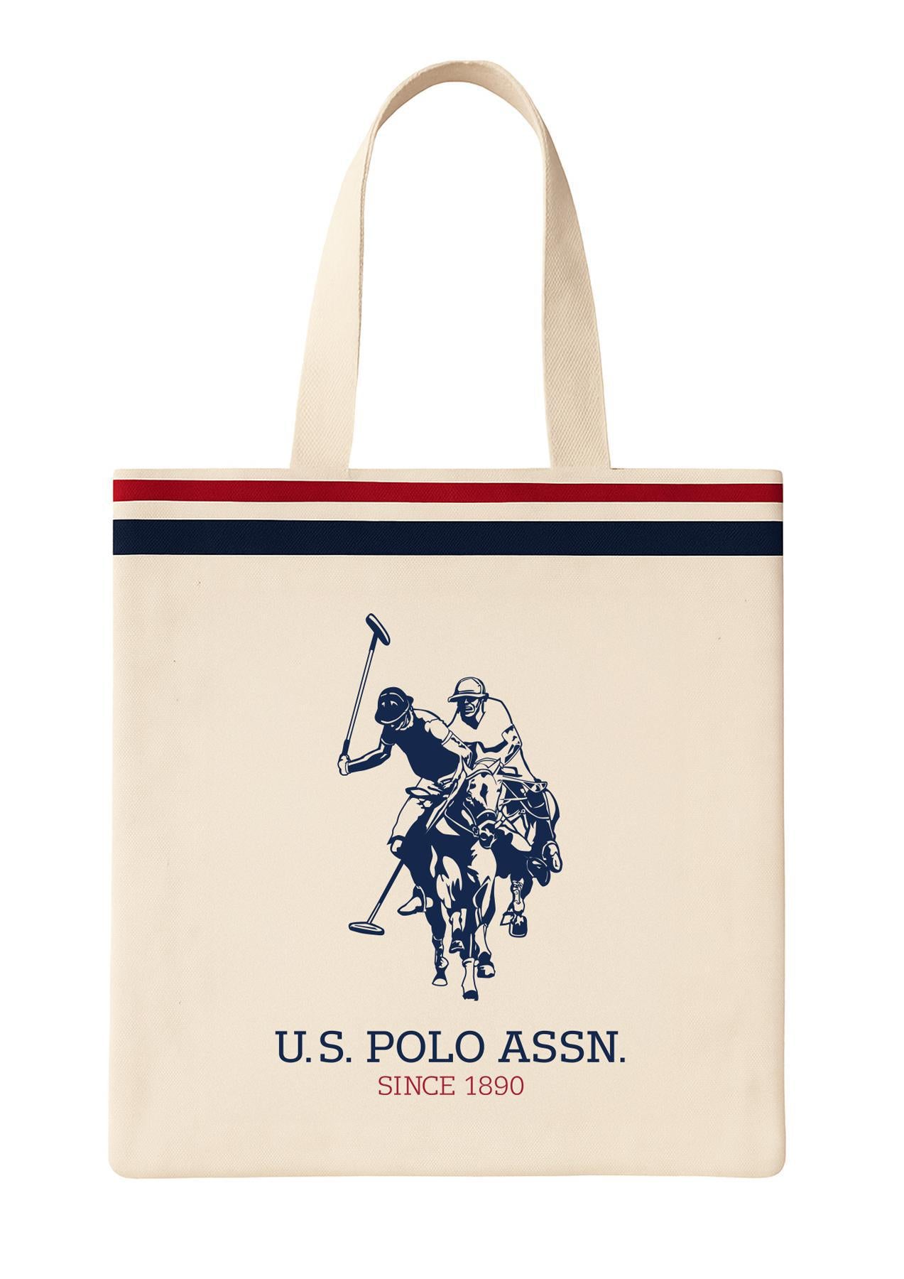 USPA x St. Moritz Snow Polo Canvas Tote