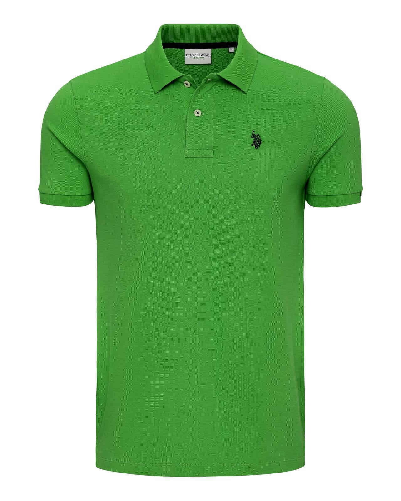USPA Men's SS Life Polo Green