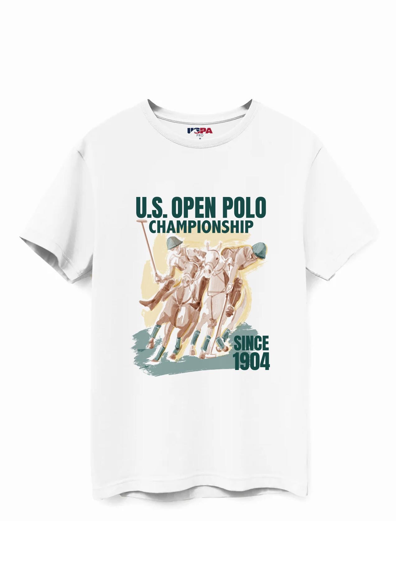 USPA Sport U.S. Open Polo Championship Supima T-Shirt White