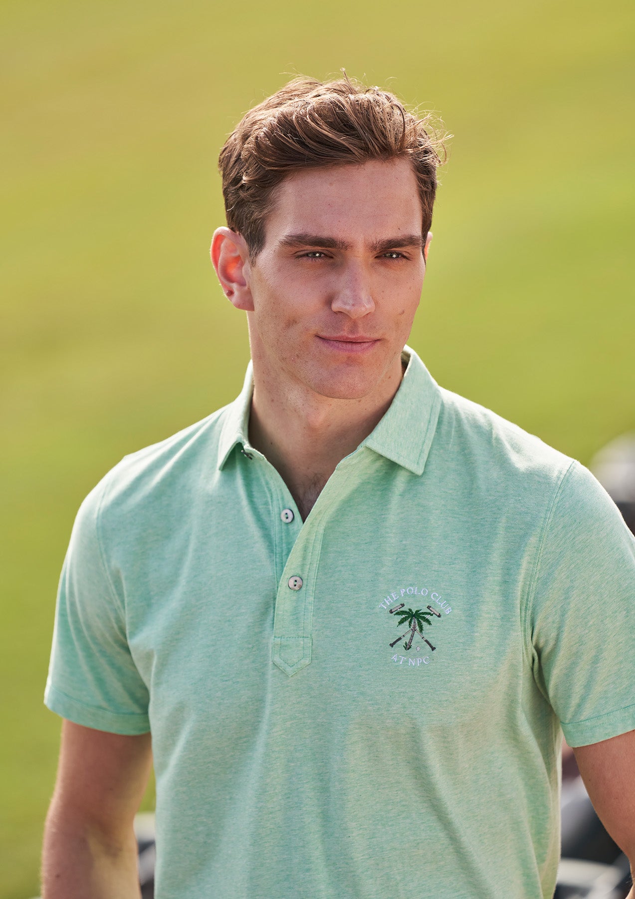 Men&#39;s Premium Polo Bright Green