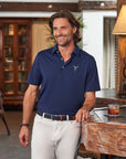 Men's Micropoly Performance Polo Navy
