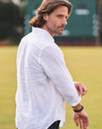 Men's Linen Woven Shirt White