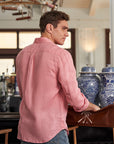 Men's Linen Woven Shirt Peppermint