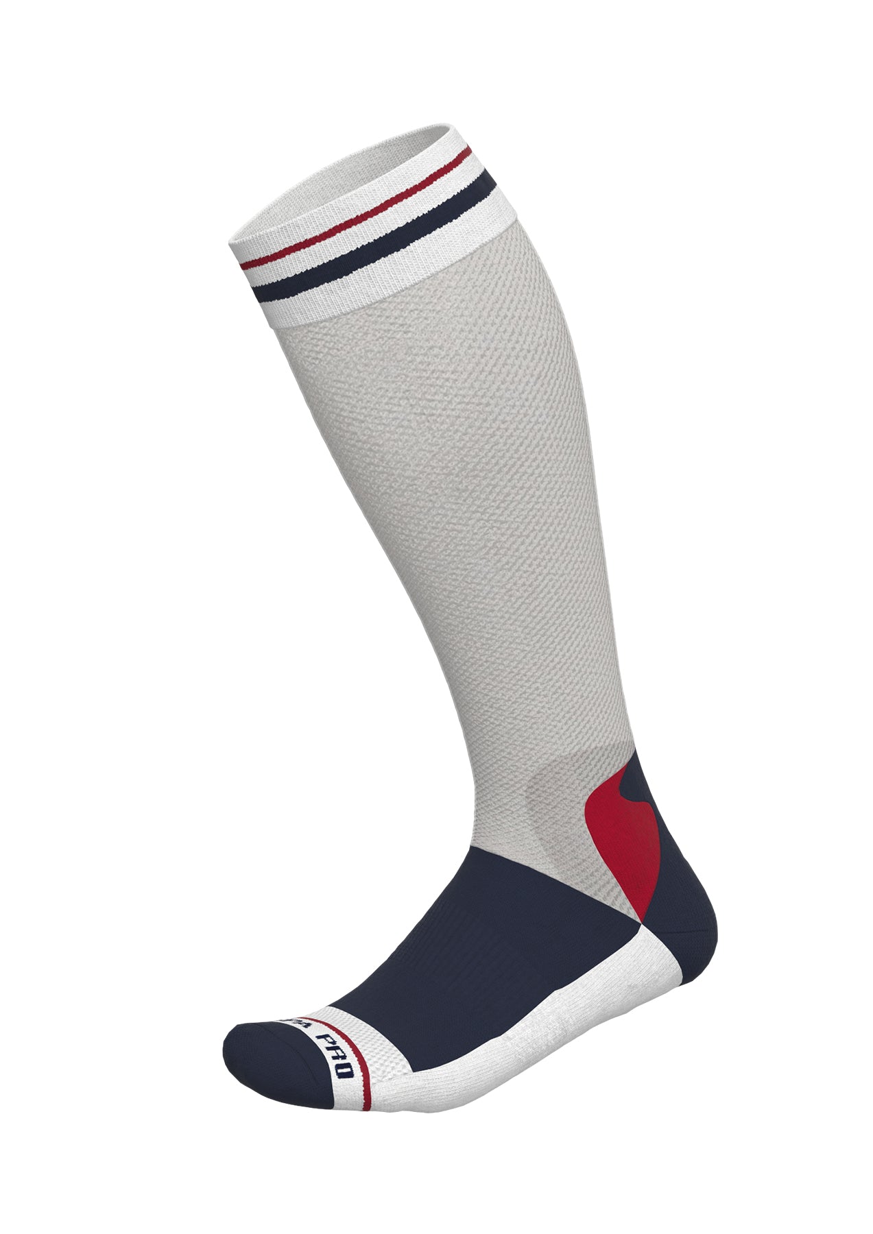 USPA Sport Performance over-the calf sock - White
