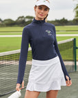 Women's Quarter Zip Pullover Navy