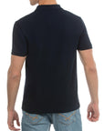 USPA Men's Wide Rib Polo Navy