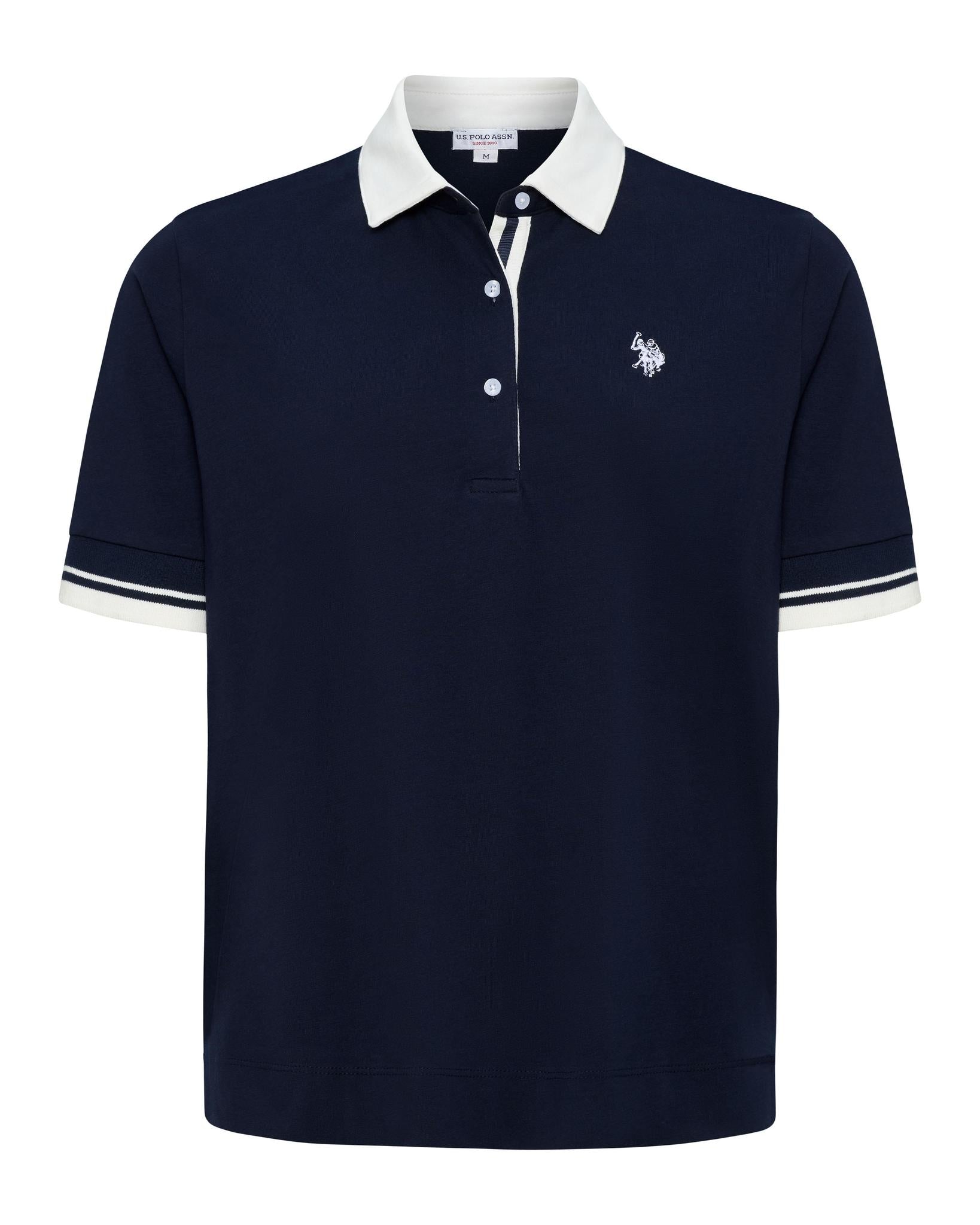 USPA Women's Zada SS Polo Navy – USPA Shop
