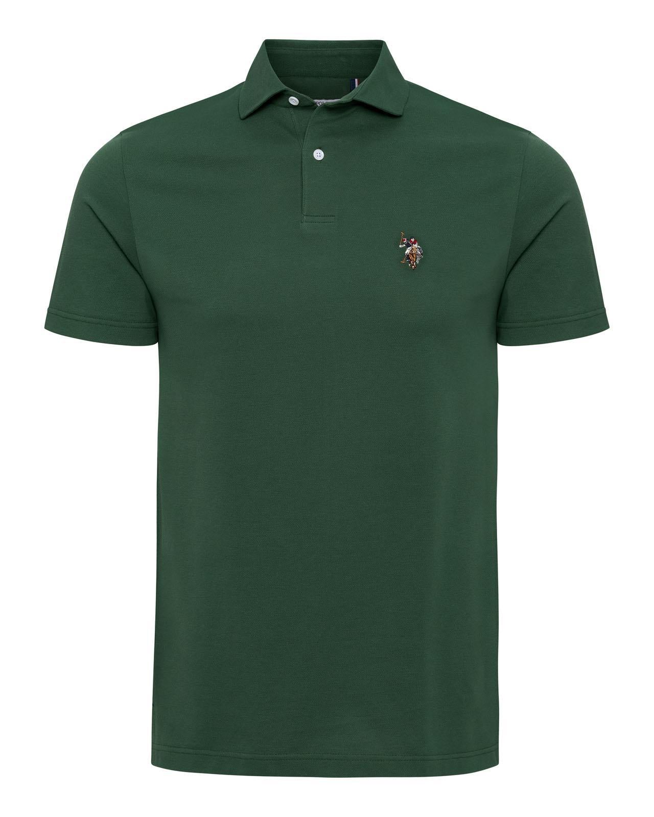 USPA Men's Pique Polo Green