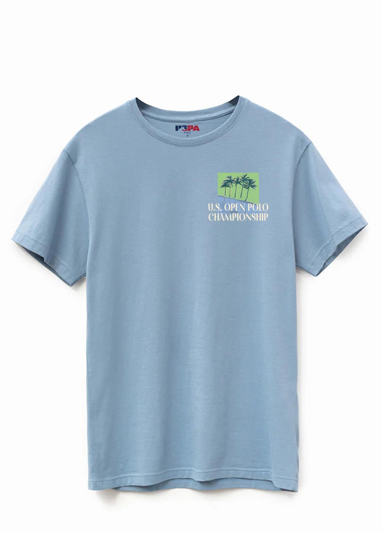 USPA Sport U.S. Open Polo Championship Supima T-Shirt Light Blue