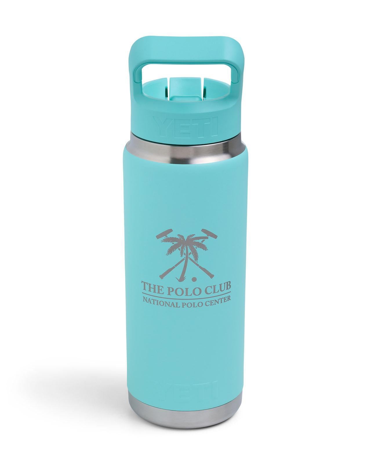 The Polo Club Yeti Rambler 26oz Straw Bottle SeaFoam