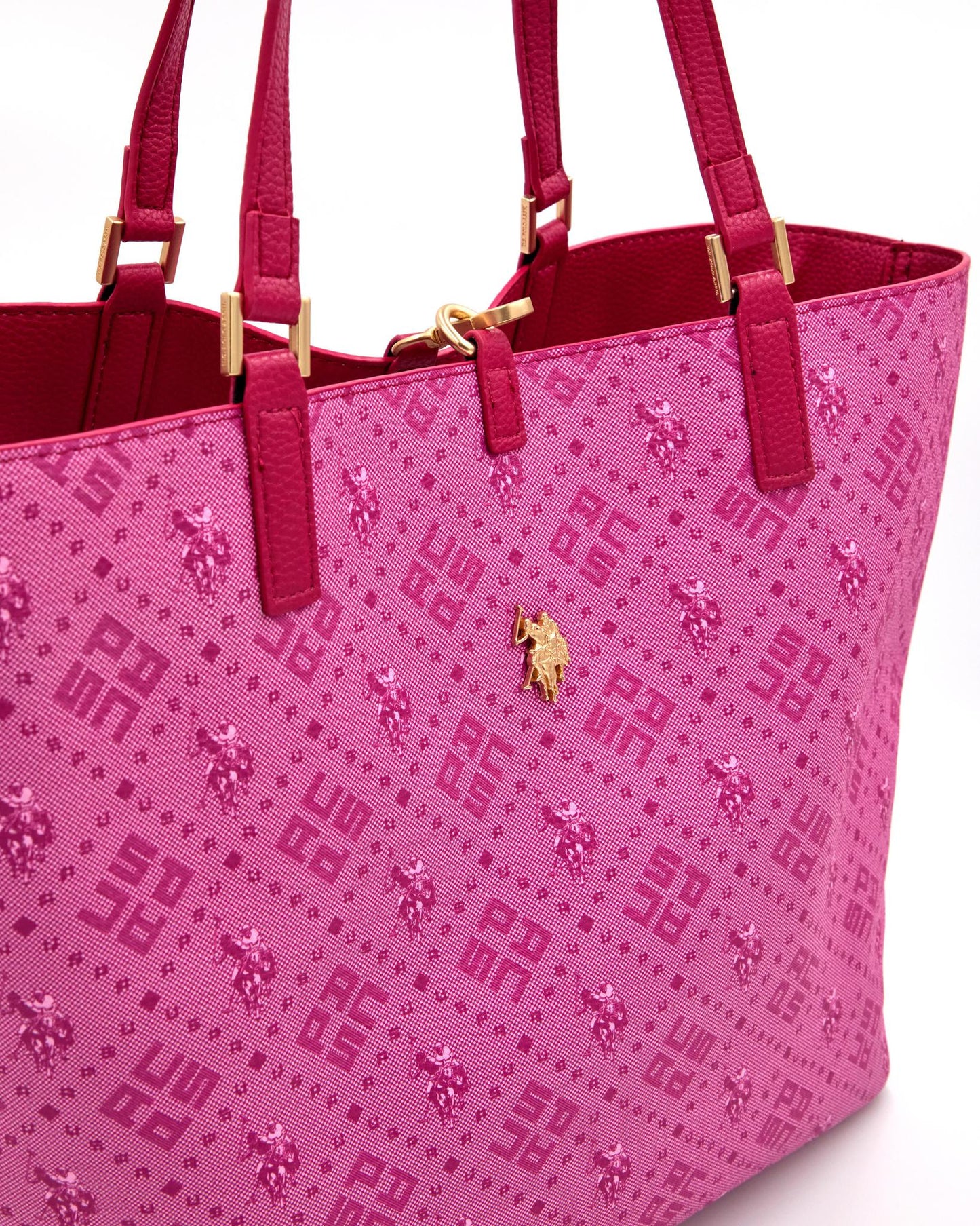 USPA Malibu Reversible Large Tote Bag Fuchsia