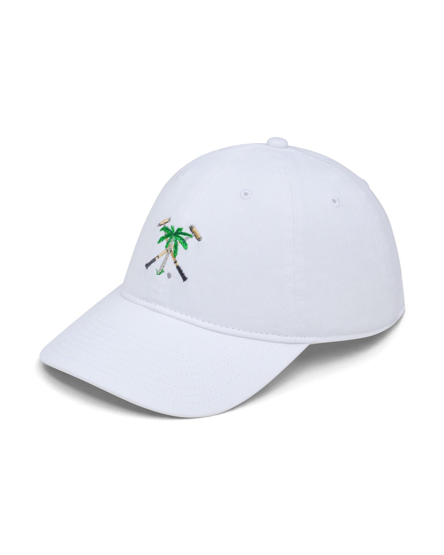 The Polo Club Twill Cap White
