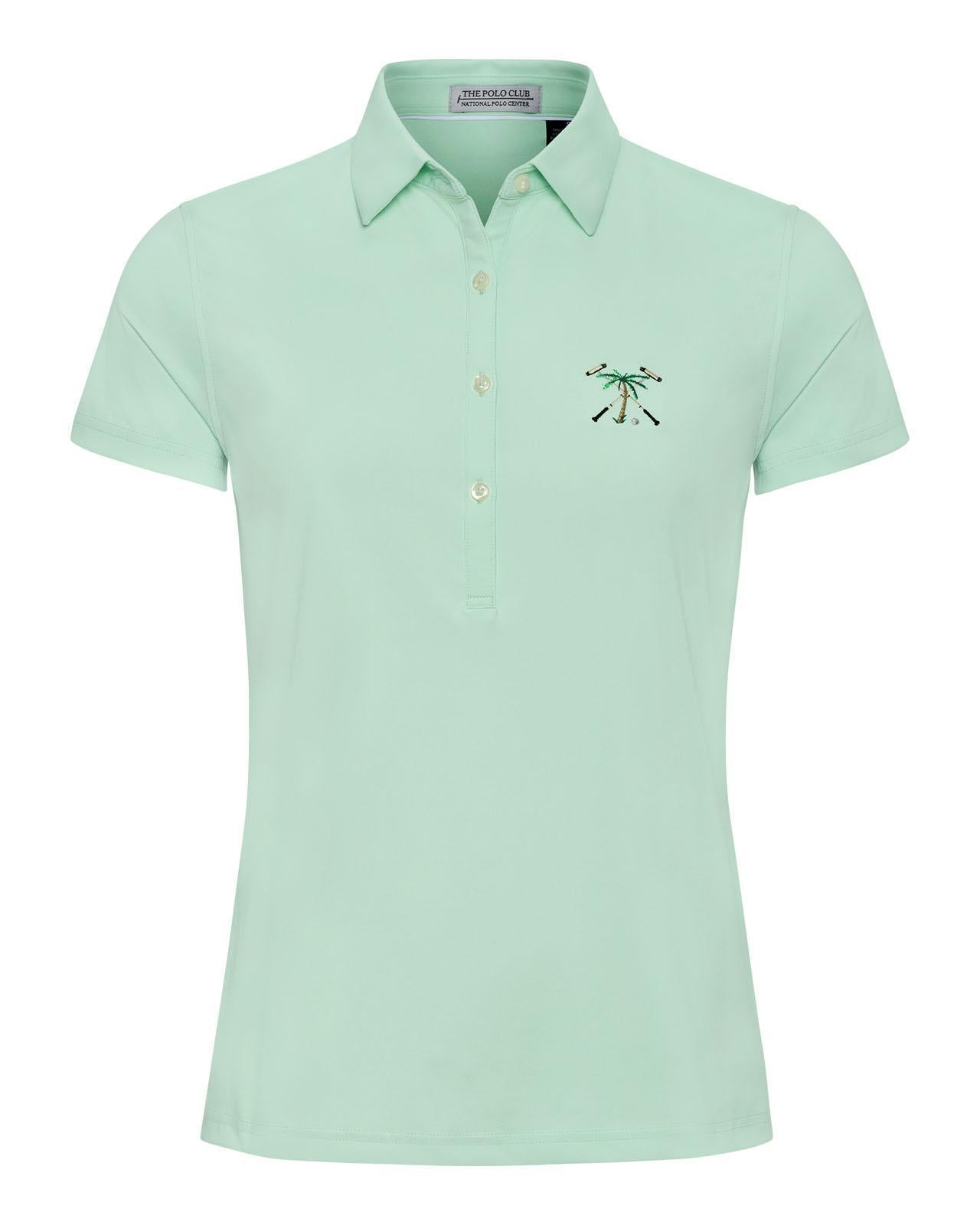 The Polo Club Women's Micropoly Performance Polo Mist