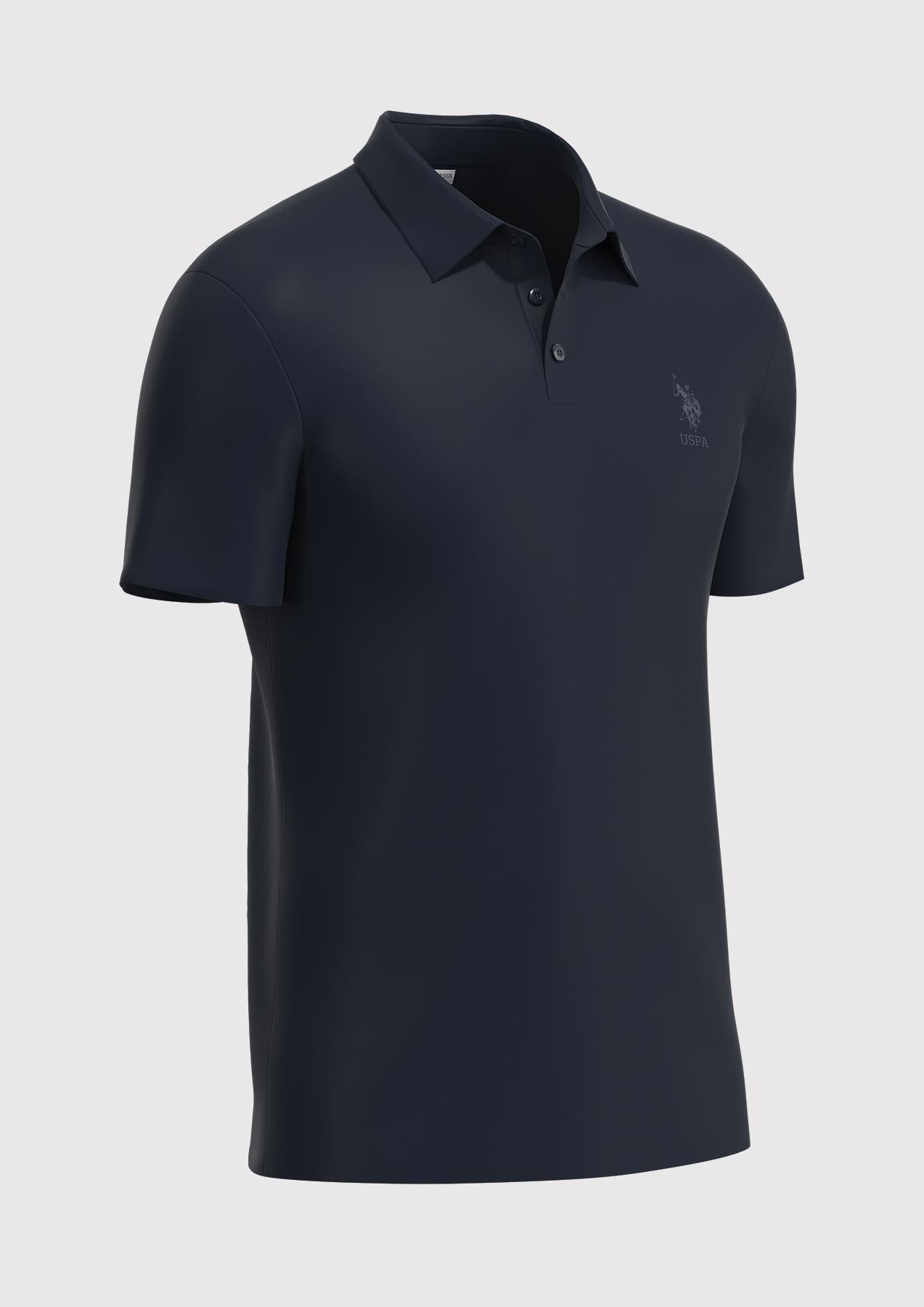 USPA Sport Men's Technical Stretch Polo Navy