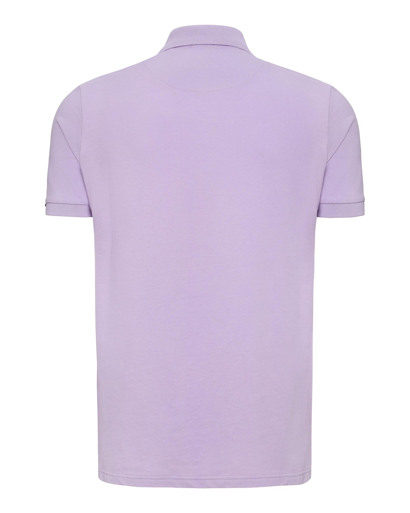 USPA Men's DHM Pique Polo Lilac Breeze – USPA Shop