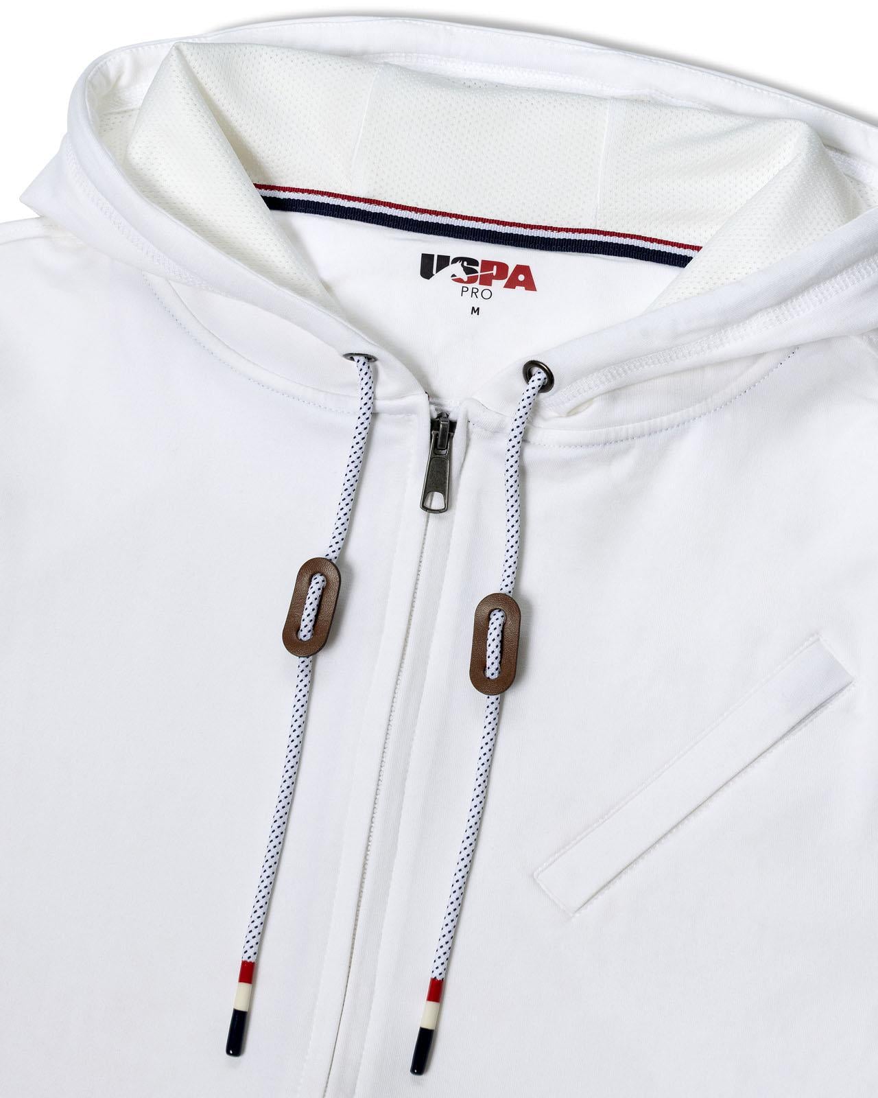 USPA Pro Performance Hoodie White