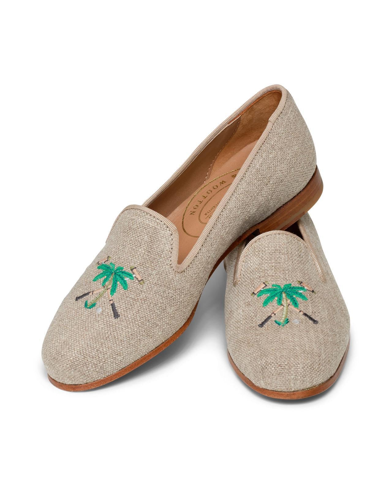 Women's The Polo Club X Stubbs & Wootton Linen in Natural