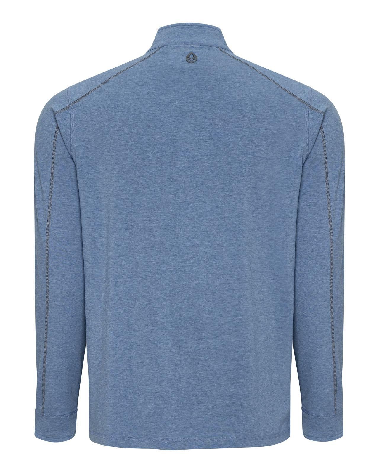 NPC Men's Quarter Zip Pullover Light Blue