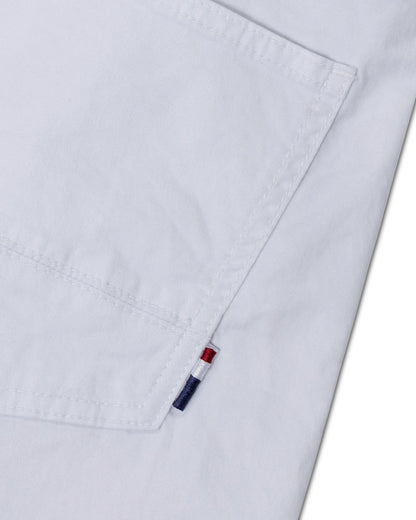 USPA Men's 5-Pocket Stretch Twill Overdyed Pant White