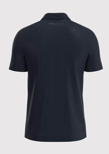 USPA Sport Men's Technical Stretch Polo Navy