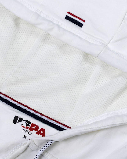 USPA Pro Performance Hoodie White