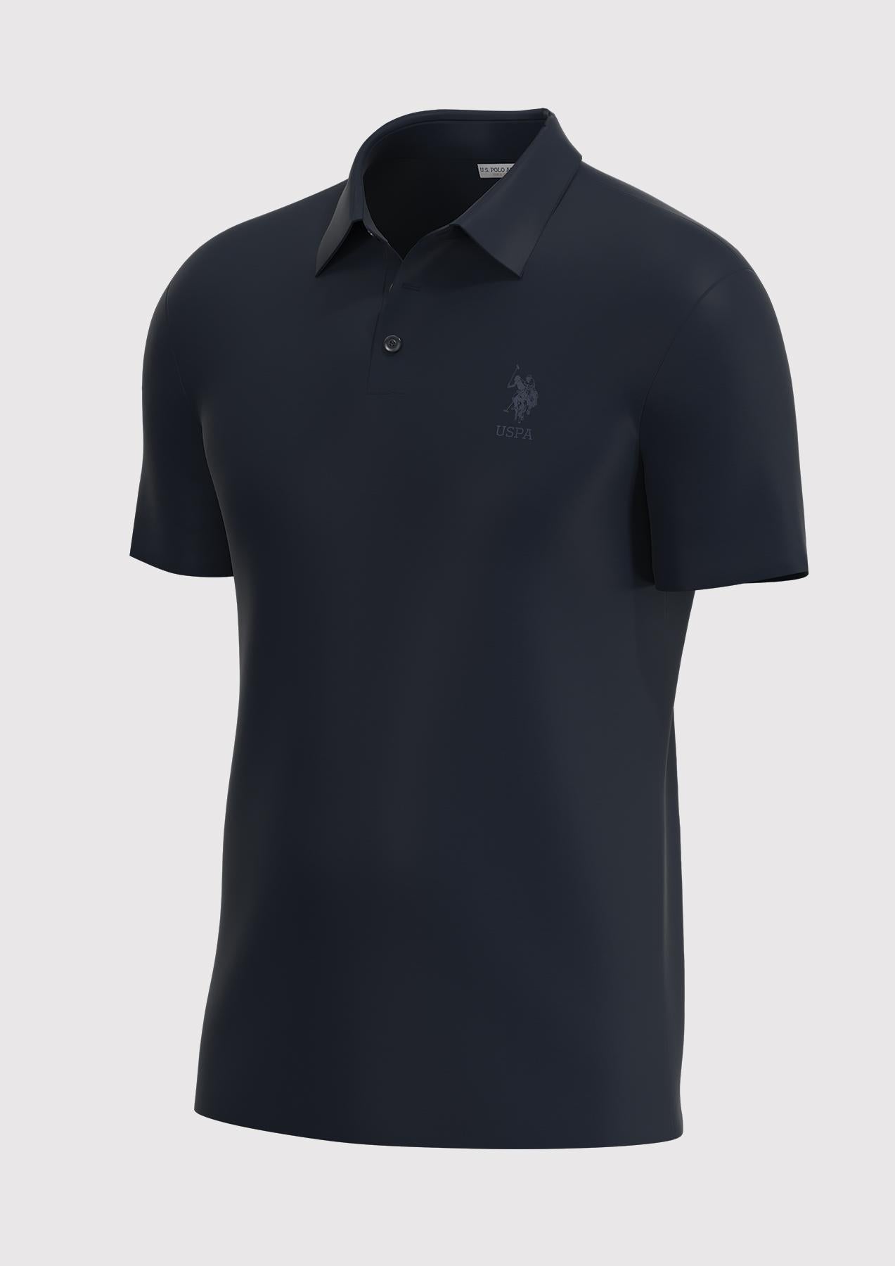 USPA Sport Men's Technical Stretch Polo Navy