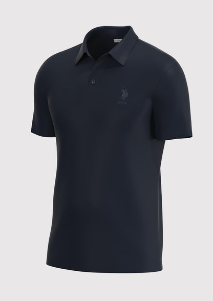 USPA Sport Men's Technical Stretch Polo Navy