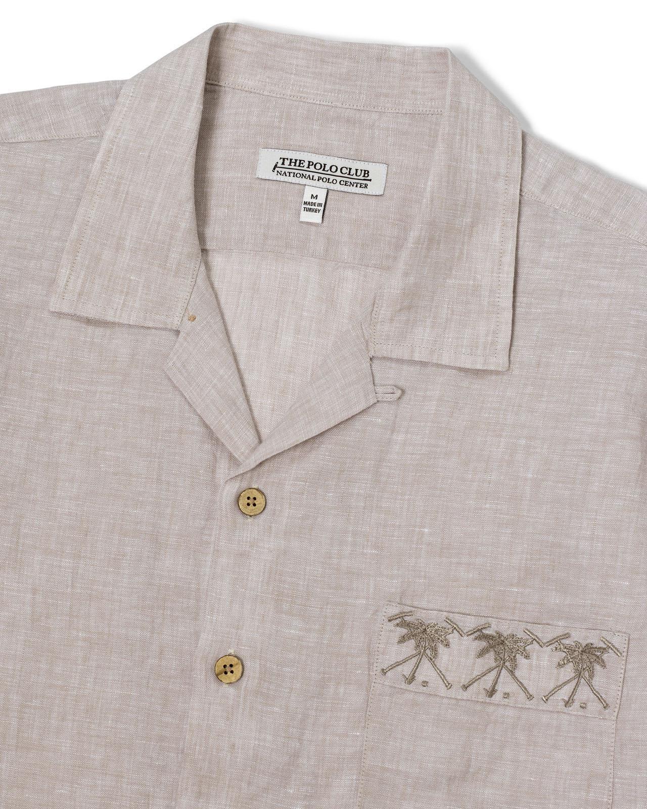 The Polo Club Men's Cabana Shirt Natural