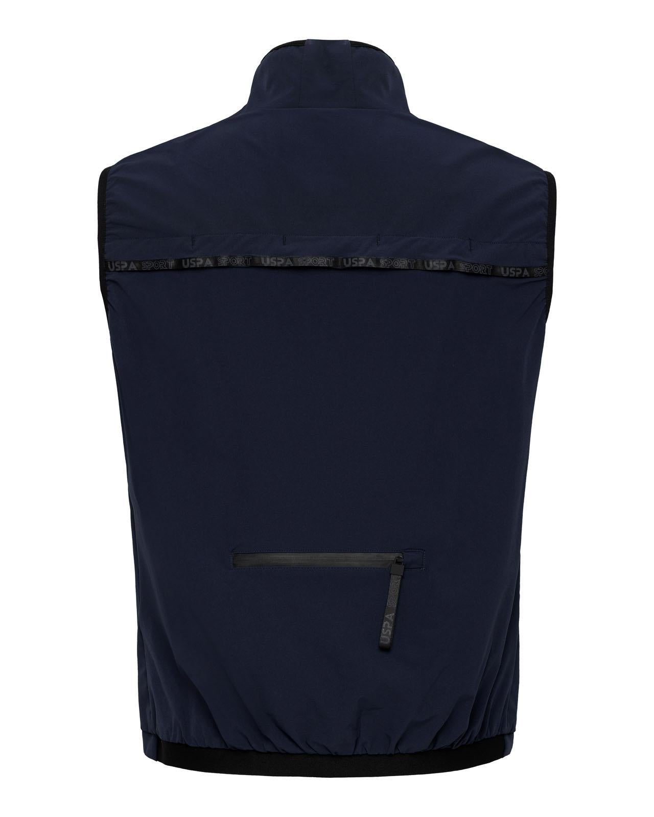 USPA Sport Men's Technical Stretch Vest Navy