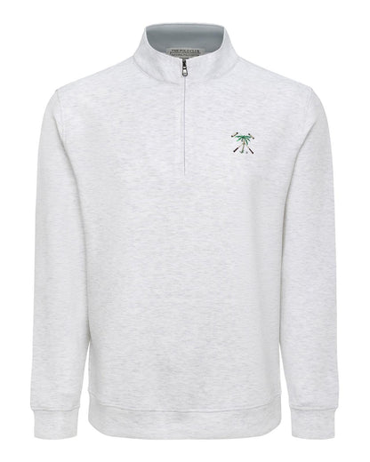 The Polo Club Men's Ultra Soft 1/4 Zip Heather Grey