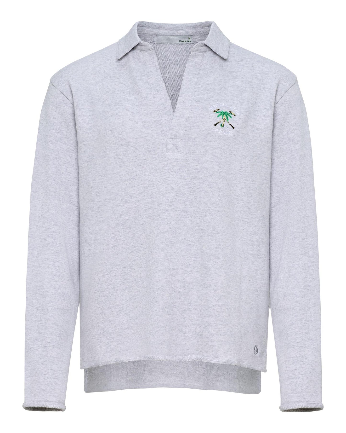 The Polo Club Women's Polo Sweatshirt Heather Grey