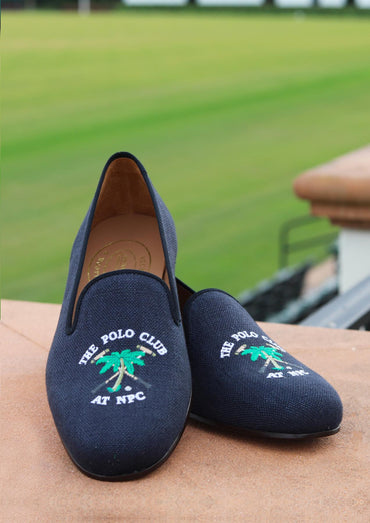 Men's The Polo Club X Stubbs & Wootton Linen in Navy