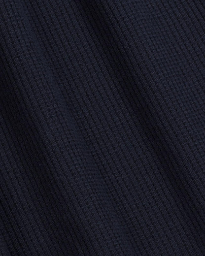 USPA Men's Waffle Revere Shirt Dark Sapphire Navy