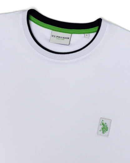 USPA Men's SS Life T-shirt White