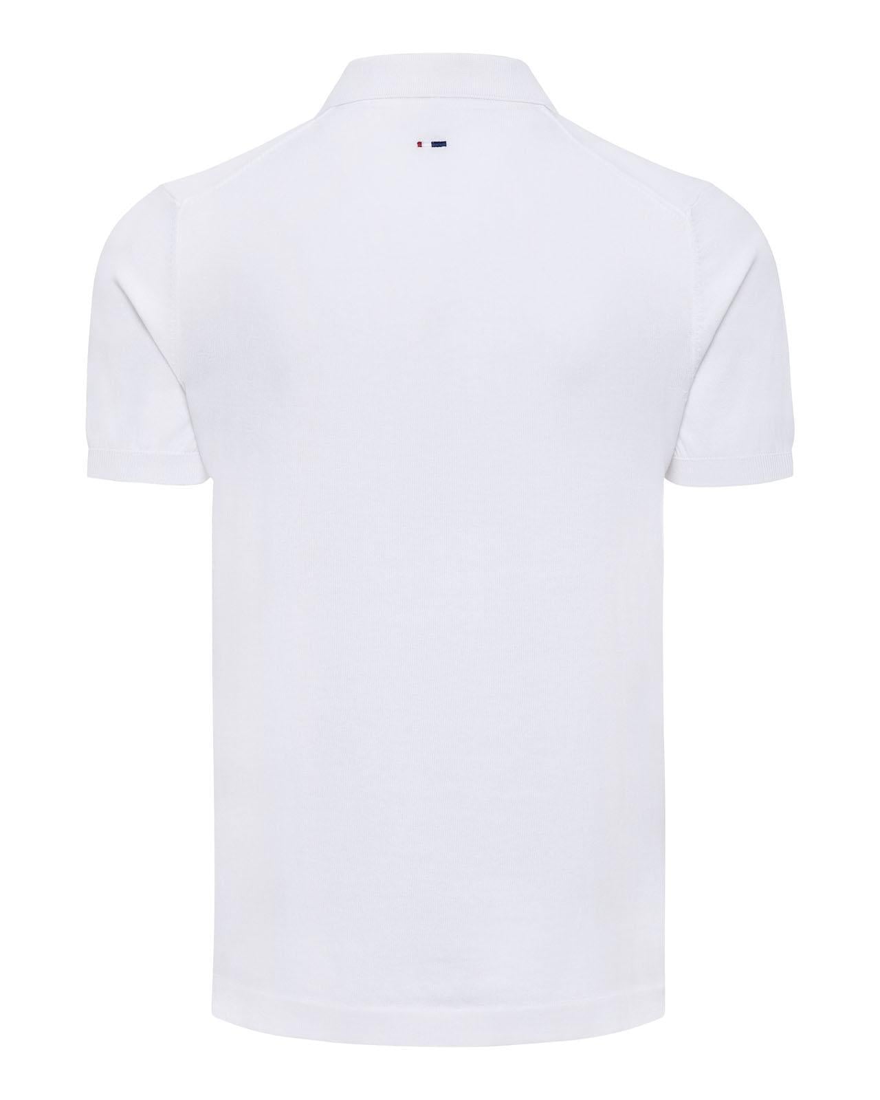 USPA Men's Wail Polo Knit SS White