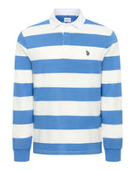 USPA Men's Classic Stripe Rugby Whisper White