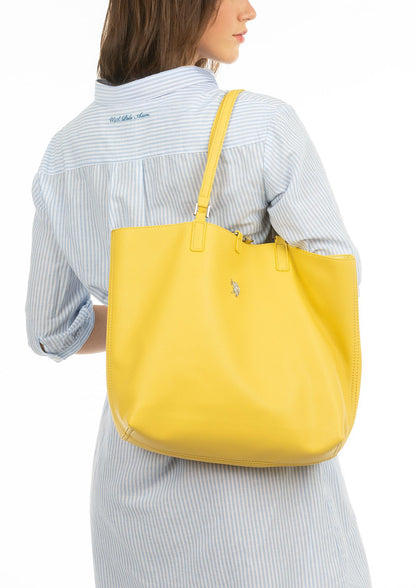 USPA Malibu Reversible Large Tote Bag Lemon