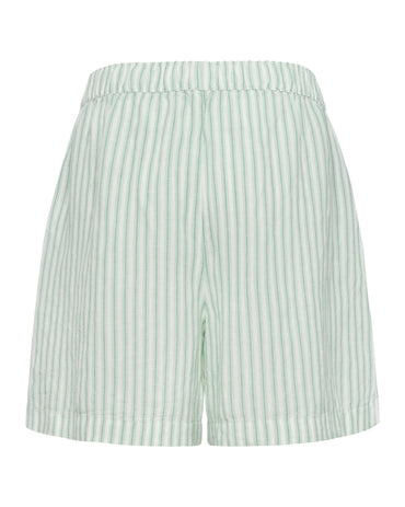 USPA Women's Striped Boxer Short Jade