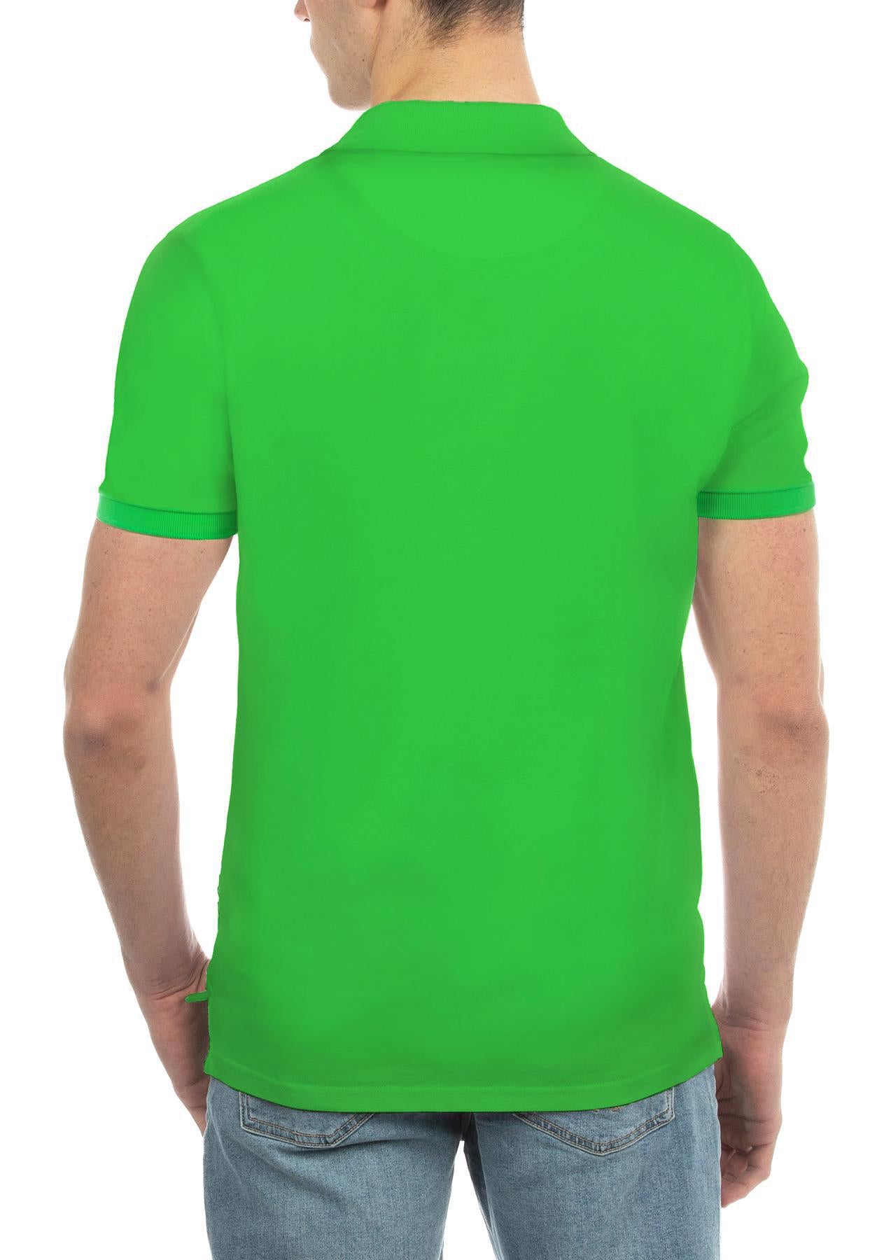 USPA Men&#39;s Life Short Sleeve Polo Green