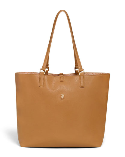 USPA Malibu Reversible Large Tote Bag Camel