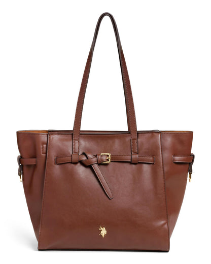 USPA Guildford Shopping Tote Brown